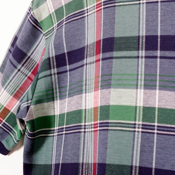Vintage Polo Ralph Lauren Cotton Plaid Shirt Med - Picture 10 of 10